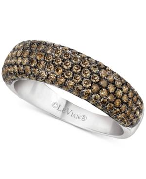 Le Vian Chocolatier Diamond Band (1-1/5 Ct. T.w.) In 14k White Gold