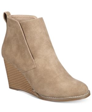 Nautica Calyan Slip-on Wedge Booties Women's Shoes