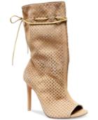 Steve Madden Women's Forsaken Caged Peep-toe Booties Women's Shoes