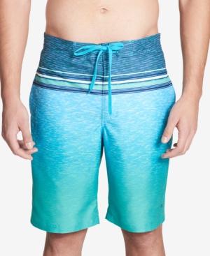 Calvin Klein Men's Heathered Stripe 9 Board Shorts