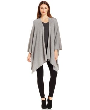 Calvin Klein Gradient Crystal Border Poncho