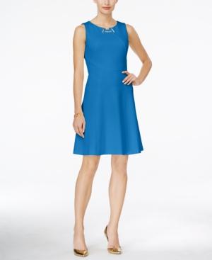 Ivanka Trump Sleeveless A-line Dress