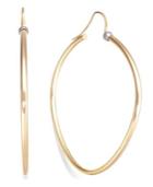Sis By Simone I Smith Precious Fruit Oval Hoop Earrings In 18k Rose Gold Over Sterling Silver