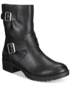 Style & Co Gianara Moto Booties, Created For Macy's Women's Shoes