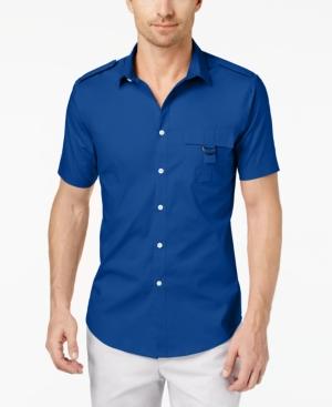 Inc International Concepts Men's Stretch Utility Shirt, Created For Macy's