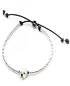 Maltese Head Bracelet In Sterling Silver And Enamel