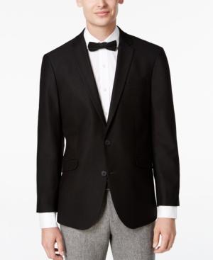 Kenneth Cole Reaction Men's Slim-fit Soft Black Sport Coat