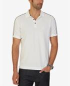 Nautica Men's Classic Fit Shoulder-stripe Pique Polo