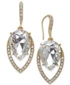 I.n.c. Gold-tone Crystal Drop Earrings, Created For Macy's