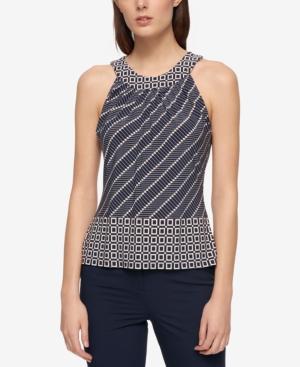 Tommy Hilfiger Mixed-print Top