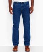 Levi's Big And Tall 501 Original-fit Straight-leg Dark-stonewash Jeans