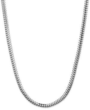 "giani Bernini Sterling Silver Necklace, 18"" Round Snake Chain"