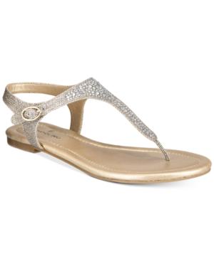 Bandolino Kyrie Embellished Flat Sandals Women's Shoes