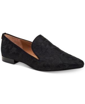 Calvin Klein Women's Elin Brocade Smoking Flats Women's Shoes