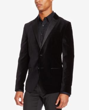 Kenneth Cole Reaction Men's Velvet Two-button Evening Blazer