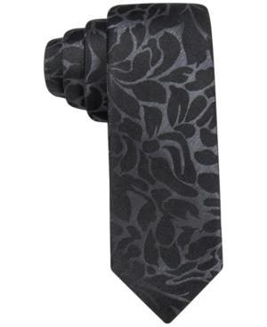 Alfani Men's Black Slim Tie, Only At Macy's