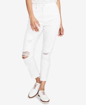 Rachel Rachel Roy Destructed Cropped Jeans