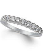 Diamond Bezel Milgrain Band (1/2 Ct. T.w.) In 14k White Gold