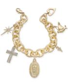 Thalia Sodi Gold-tone Religious Charm Bracelet, Only At Macy's