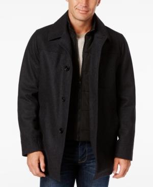 Nautica Wool-blend Layered Car Coat