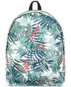 Roxy Juniors' Leaf-print Canvas Backpack