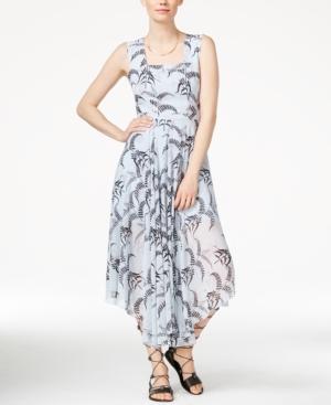 Rachel Rachel Roy Printed Handkerchief-hem Maxi Dress