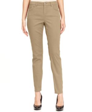 Style & Co. Curvy-fit Skinny Leg Colored Jeans, Only At Macy's