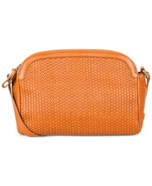 Cole Haan Leesa Weave Double Zip Crossbody