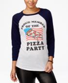 Mighty Fine Juniors' Pizza Party Member Graphic Ragaln