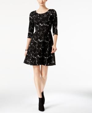 Taylor Printed Fit & Flare Dress
