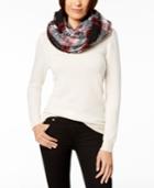 Charter Club Boucle Plaid Infinity Scarf, Created For Macy's