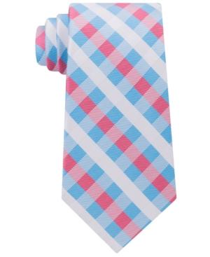 Tommy Hilfiger Men's Derby Small Gingham Silk Tie