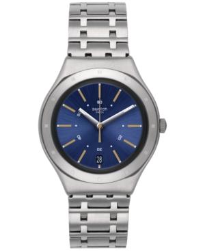 Swatch Unisex Swiss Dirigent Stainless Steel Bracelet Watch 37mm Ygs472g