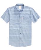 Levi's Men's Slim-fit Striped Short-sleeve Oxford Shirt