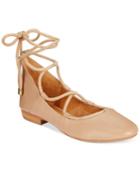 Kelsi Dagger Deandra Lace-up Ballet Flats Women's Shoes
