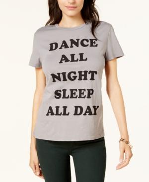 Dream Scene Dance All Night Sleep All Day Graphic Tee