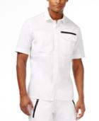 Sean John Men's Ripstop Short-sleeve Flight Shirt