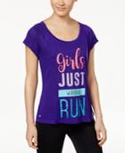 Ideology Girls Wanna Run T-shirt, Only At Macy's
