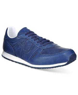 Armani Jeans Men's Logo Trainers Men's Shoes