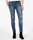 Indigo United Juniors' Embellished Ripped & Repaired Skinny Jeans