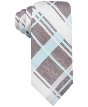 Ryan Seacrest Distinction Men's Desert Plaid Slim Tie, Only At Macy's