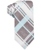 Ryan Seacrest Distinction Men's Desert Plaid Slim Tie, Only At Macy's