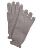 Charter Club Ruffled Cashmere Gloves, Created For Macy's