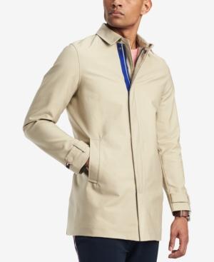 Tommy Hilfiger Men's Wishart Core Khaki Trench Coat