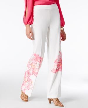 Inc International Concepts Floral-print Trousers, Only At Macy's