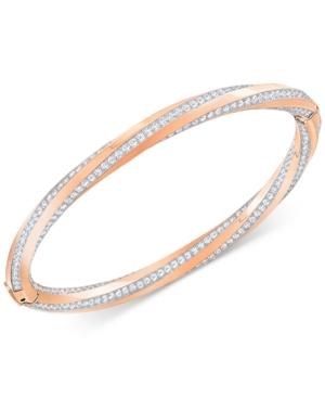 Swarovski Twisted Pave Bangle Bracelet