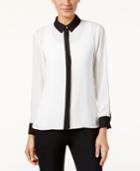 Cece Colorblocked Blouse, Only At Macy's