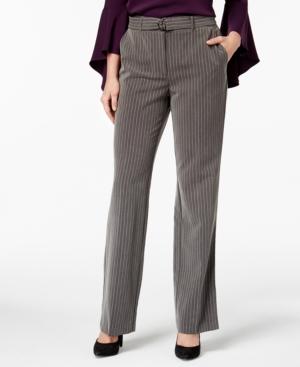 Ny Collection Belted Pants