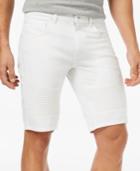 Inc International Concepts Men's White Moto Shorts, Created For Macy's