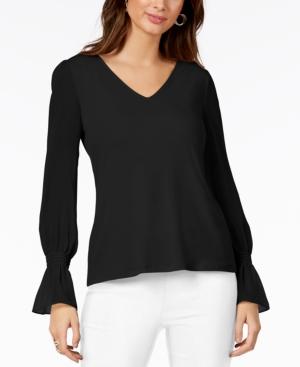 Thalia Sodi Chiffon-sleeve Top, Created For Macy's